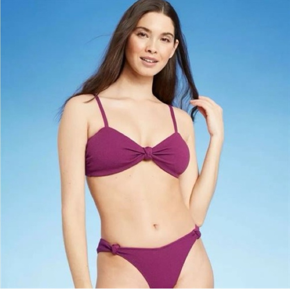 Shade & Shore Burgundy Bikini